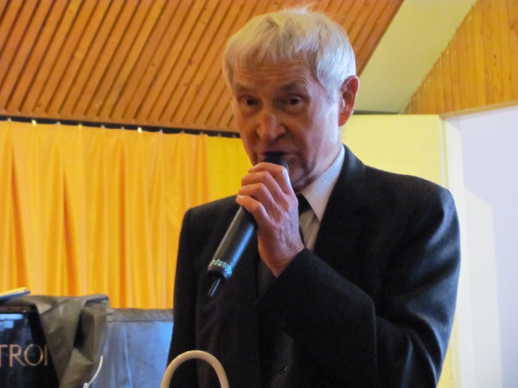 A képen Hirth Ignác látható a Turista Szakosztály megalakulásának 50. évfordulóján tartott ünnepi taggyűlésen.