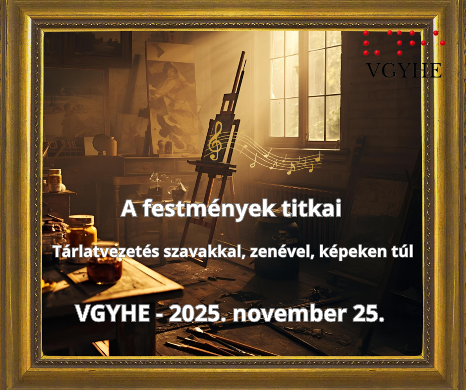 A képen egy festőműterem látható, amely napsütéses ablakon át dereng be. Középen egy festőállvány áll, körülötte különféle festékes üvegek és ecsetek hevernek. A háttérben vásznak és festmények sorakoznak.