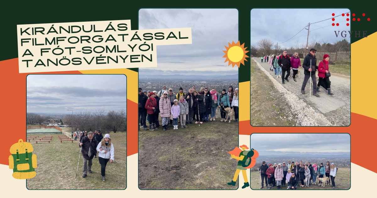 A kép egy négy képből álló fotókollázs, melyeken a túra résztvevői láthatók csoportképeken és gyaloglás közben.