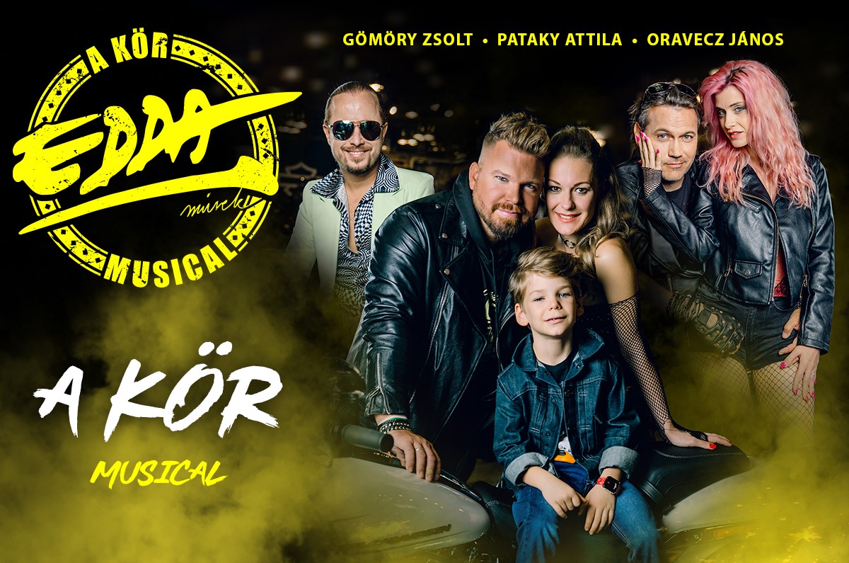 A plakáton a musical szereplői láthatók.